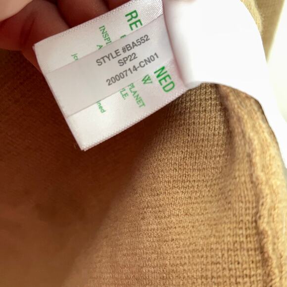 J. CREW Eloise Sweater Blazer Heather Khaki Tan Camel {K37} - Picture 7 of 7